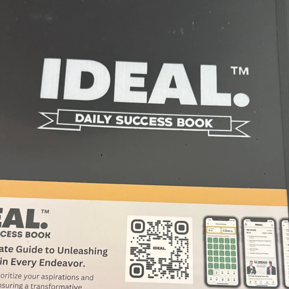 IDEAL Black Daily Success Book Journal Notebook Black Daily‎ Writing NEW
